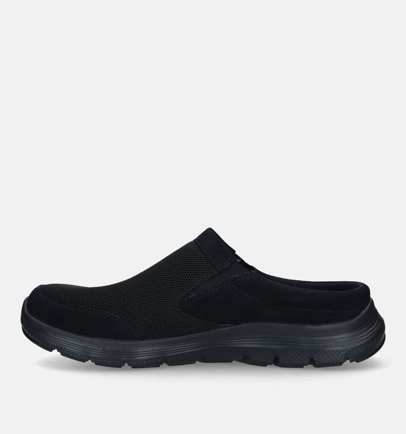 Skechers Flex Advantage 4.0 Zwarte Instappers voor heren (328064) - geschikt voor steunzolen