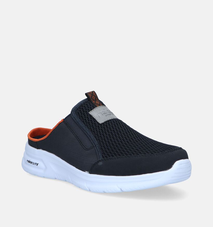 Rieker Nu-pieds casual en Bleu foncé pour hommes (339183)