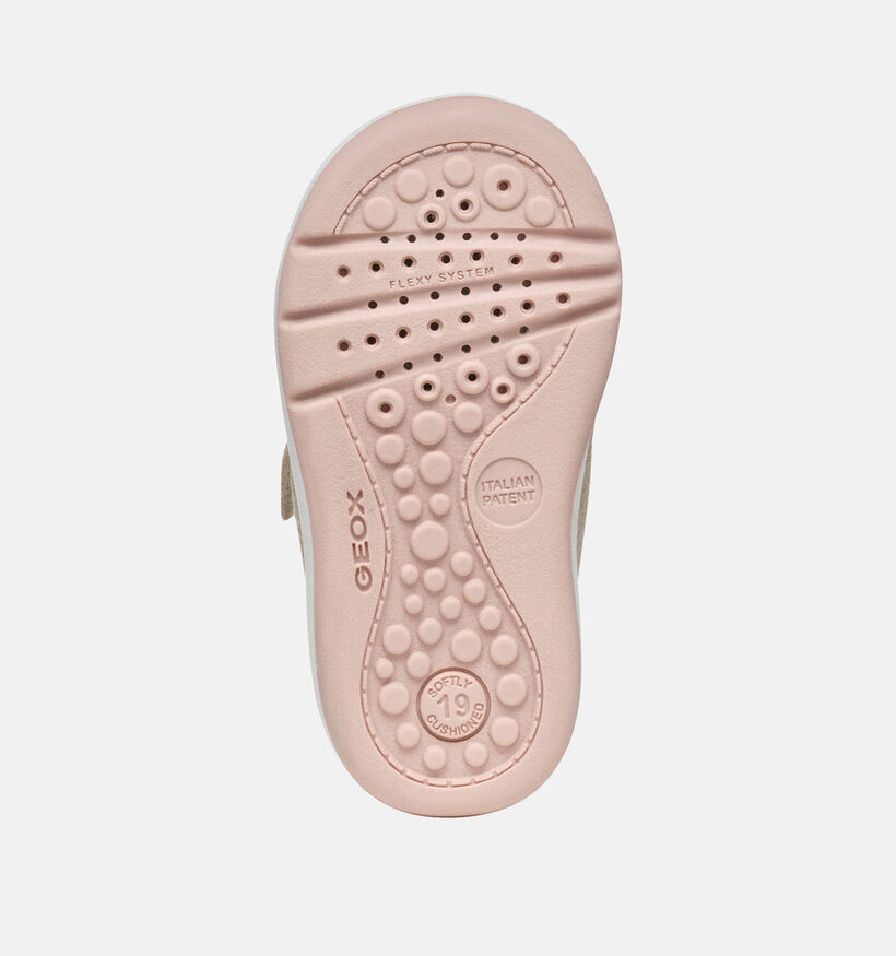 Geox Biglia Beige Babyschoenen voor meisjes (351928) - geschikt voor steunzolen