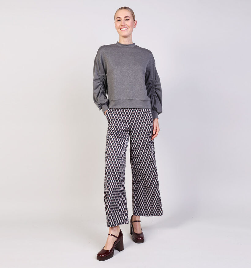 Minus Sabi Donkergrijze Sweater voor dames (365840)