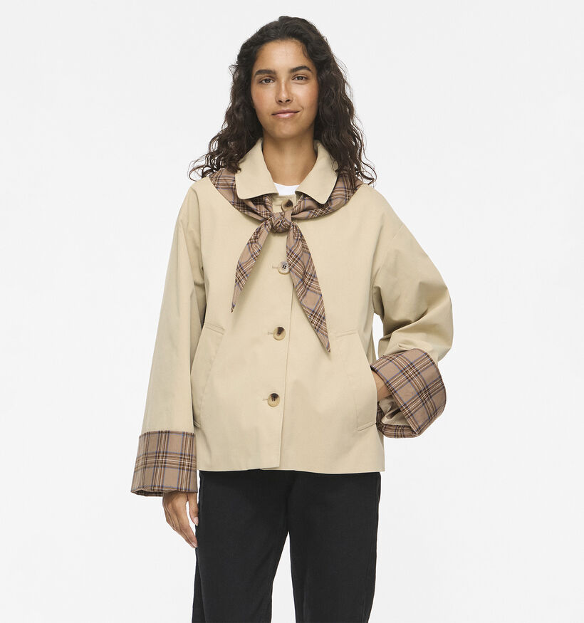 Vila Avara Manteaux court en Marron pour femmes (379752)