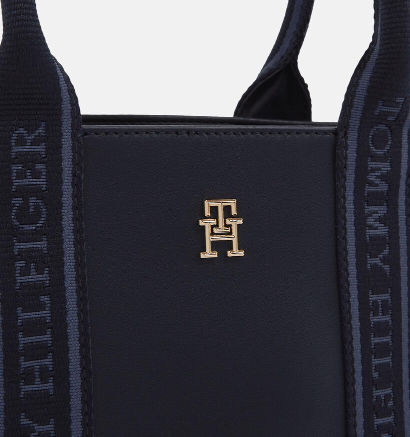 Tommy Hilfiger Logotape Mini Tote Sac à main en Bleu pour femmes (352873)