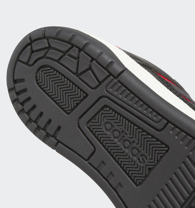 adidas RAPID COURT CF Zwart/Rode Sneakers voor meisjes, jongens (359672) - geschikt voor steunzolen