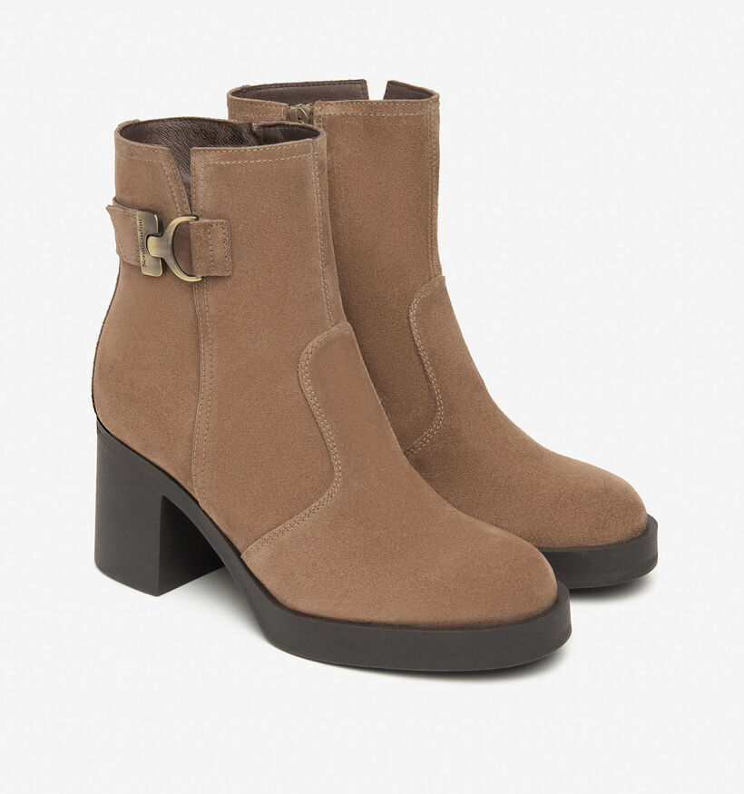 NeroGiardini Bruine Enkellaarzen voor dames (363935)