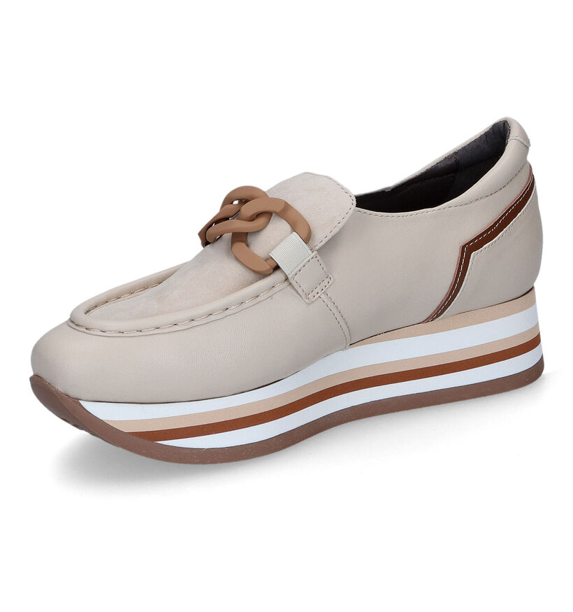 Softwaves Chaussures à enfiler en Beige clair en cuir (316728)
