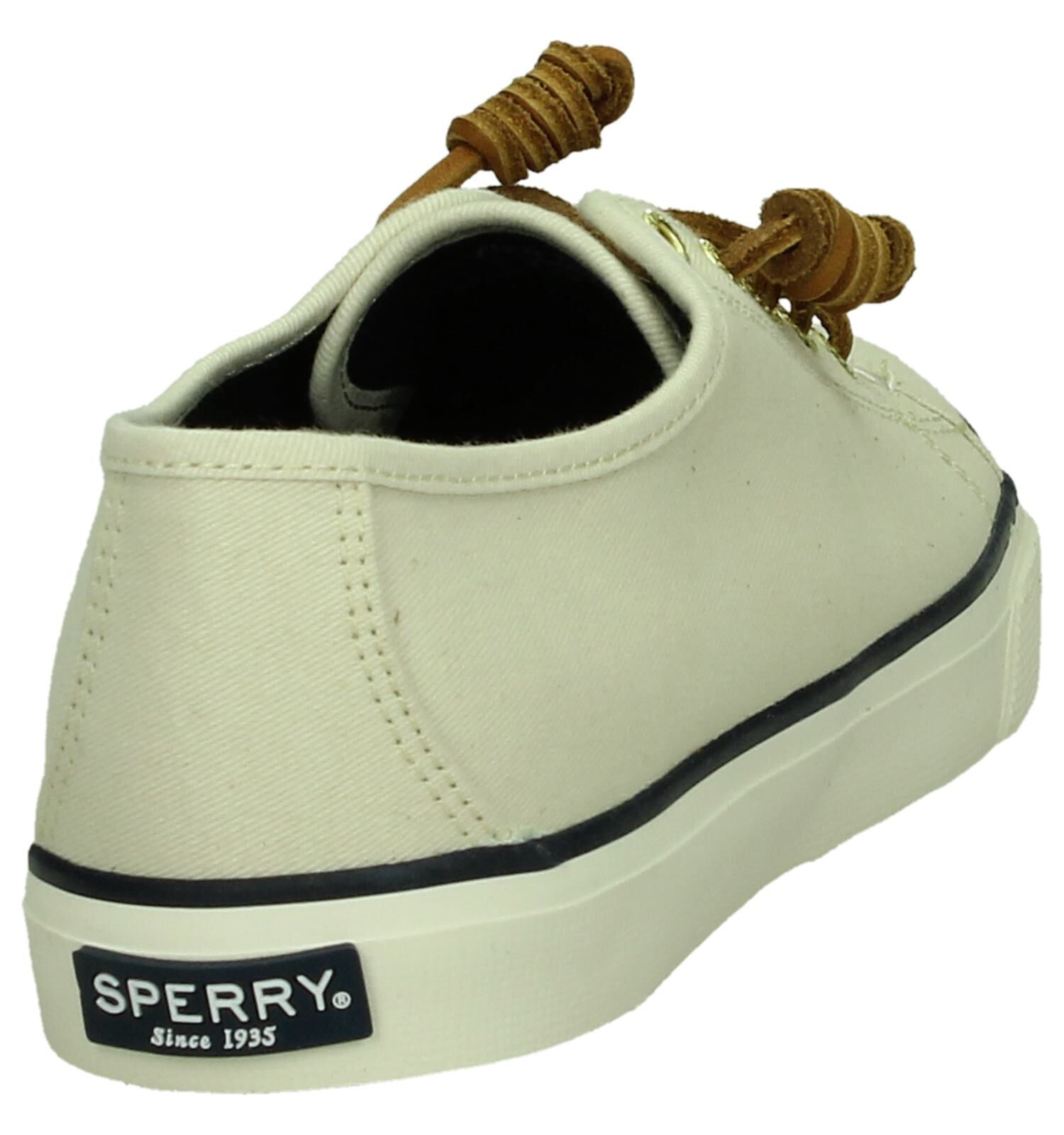 Sperry Seacoast Canvas Ecru Sneakers Dames Sneakers Online op TORFS.BE