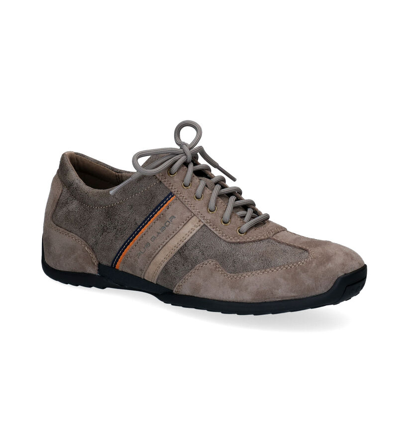Comfort Chaussures à lacets en Taupe en simili cuir (296686)