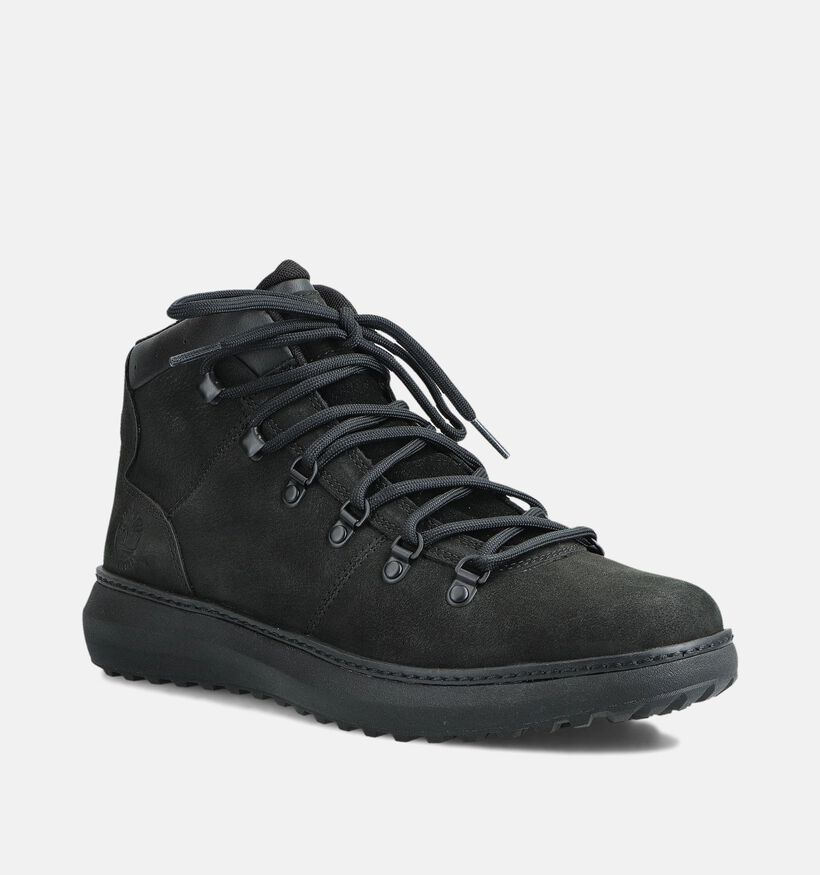 Timberland Hudson Road Mid Chukka Zwarte Veterboots voor heren (360555) - geschikt voor steunzolen