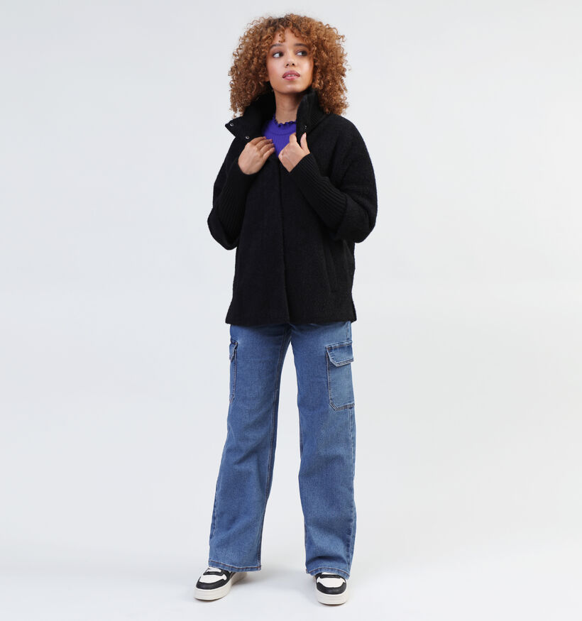 comma Zwarte Korte jas voor dames (332031)