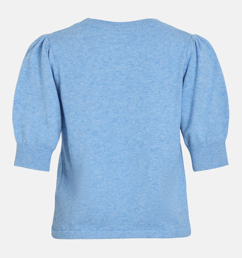 Vila Ril Blauwe Gebreide trui voor dames (351753)