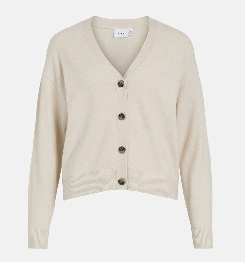 Vila Viril Lichtbeige Cardigan voor dames (368083)
