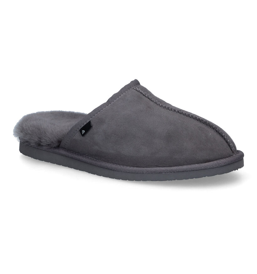 Bullboxer Pantoufles ouvertes en Gris pour hommes (326086)