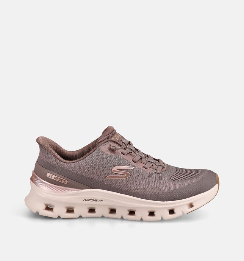 Skechers Arch Fit Glide-Step Pro Bruine Sneakers voor dames (376997)