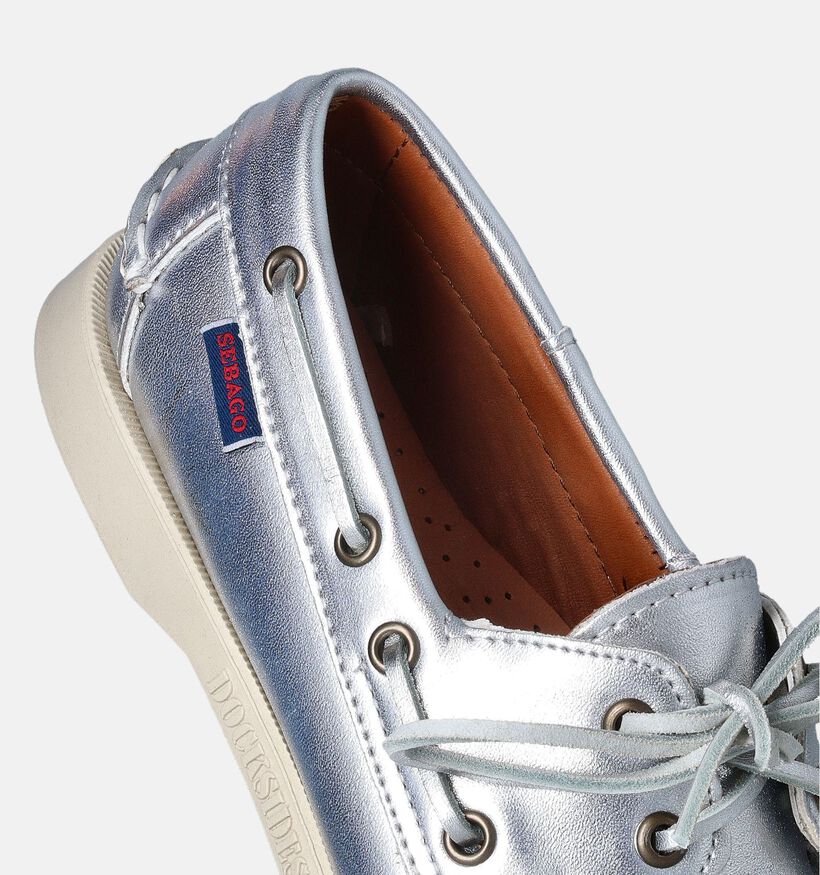 Sebago Portland Chaussures bateau en Argent pour femmes (353693)