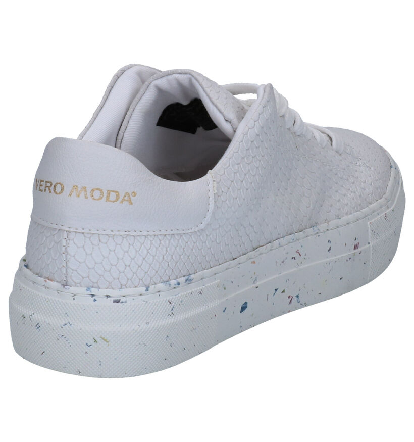 Vero Moda VMemmie Witte Veterschoenen in kunstleer (269110)