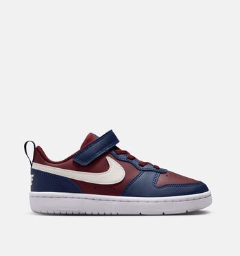 Nike Court Borough Low Baskets Summit White/ Vast Grey/ Cool Blue/White/ Laser fuchsia/Dark Team Red/ Soft Pearl