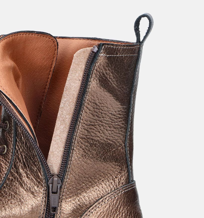 Sweet Lemon Nuan Bottines en Bronze pour femmes (349250)