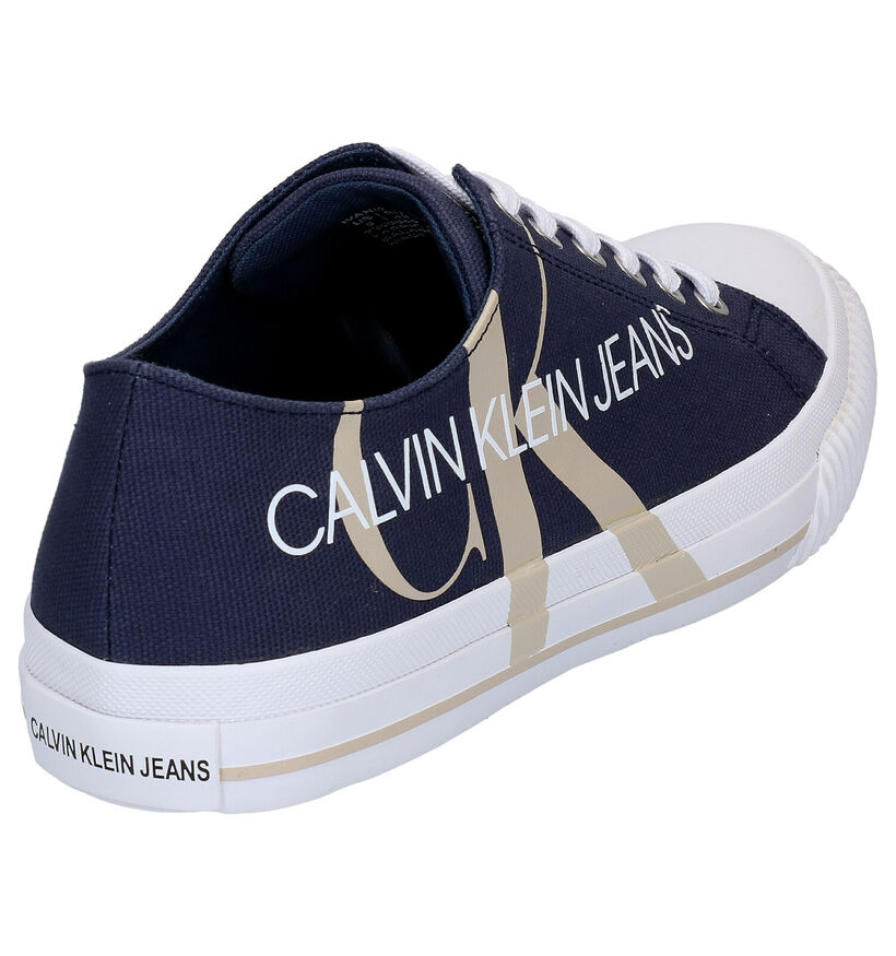 Calvin Klein Ivano Blauwe Sneakers in stof (269137)