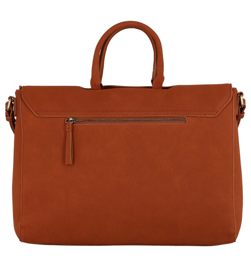 Woomen Iris Vegan Sac porté croisé en Cognac en simili cuir (283134)