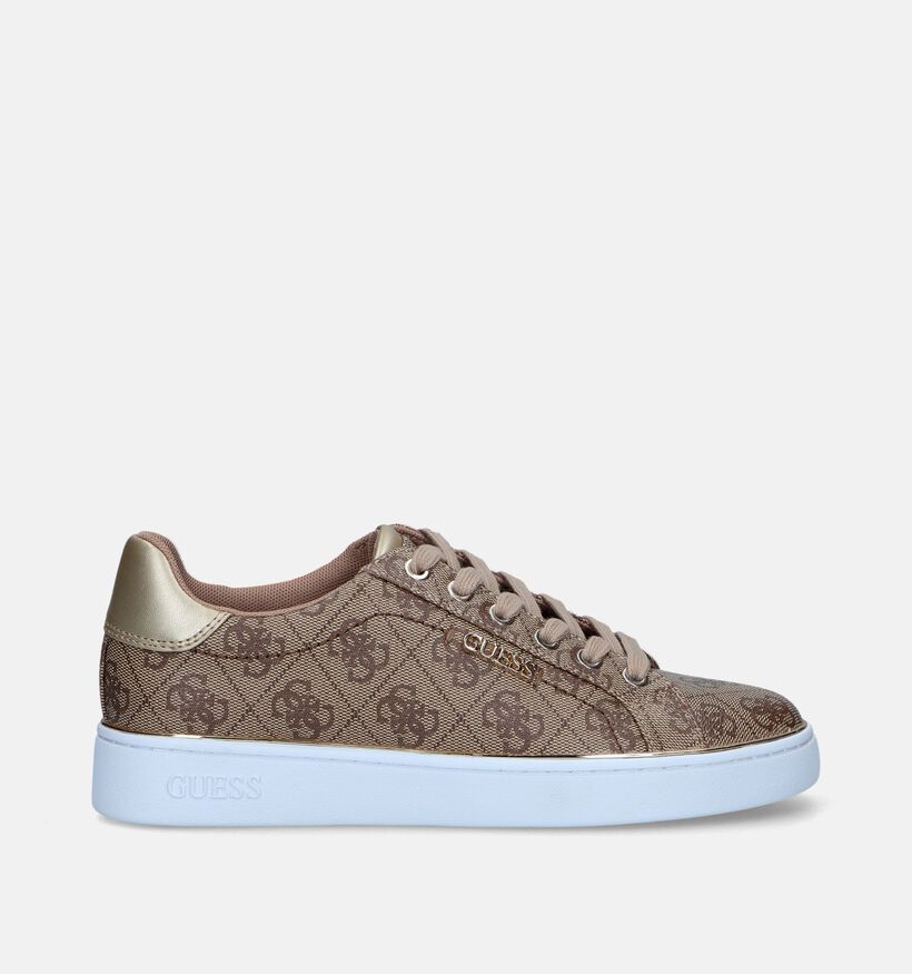 Guess Beckie Bruine Sneakers voor dames (337371) - geschikt voor steunzolen