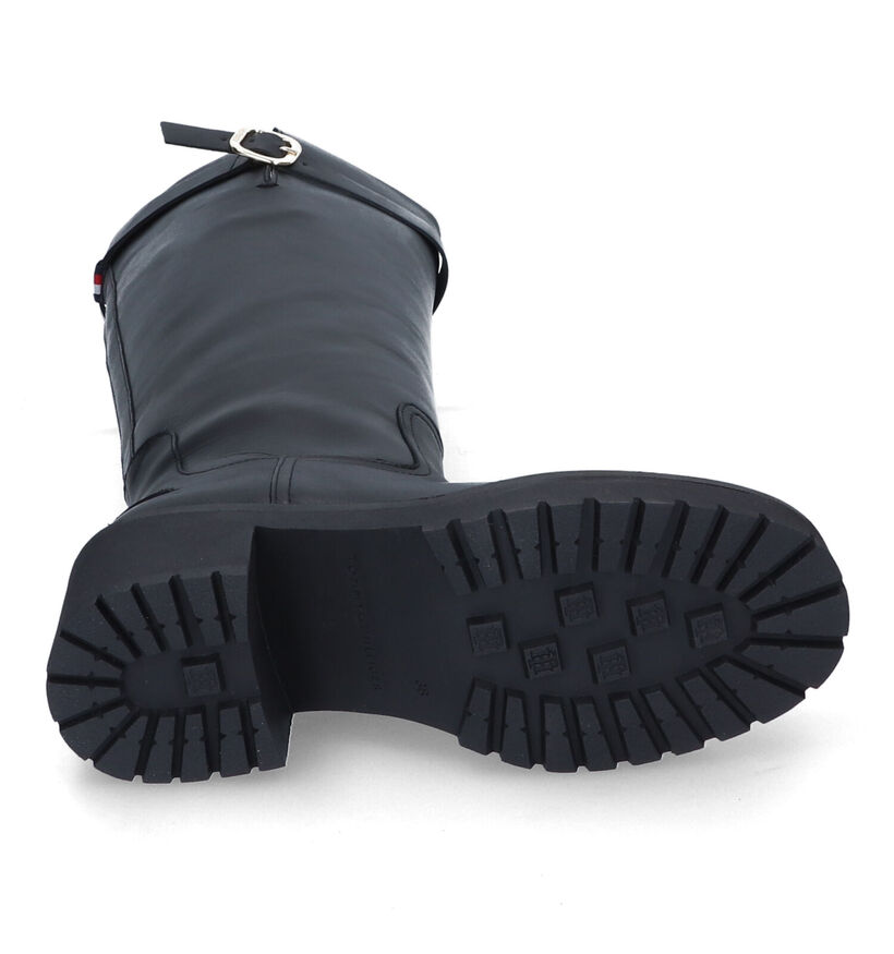 Tommy Hilfiger Belt Buckle Bottes hautes en Noir pour femmes (314138)