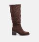 Laurent David Bottes hautes en Marron pour femmes (379568)