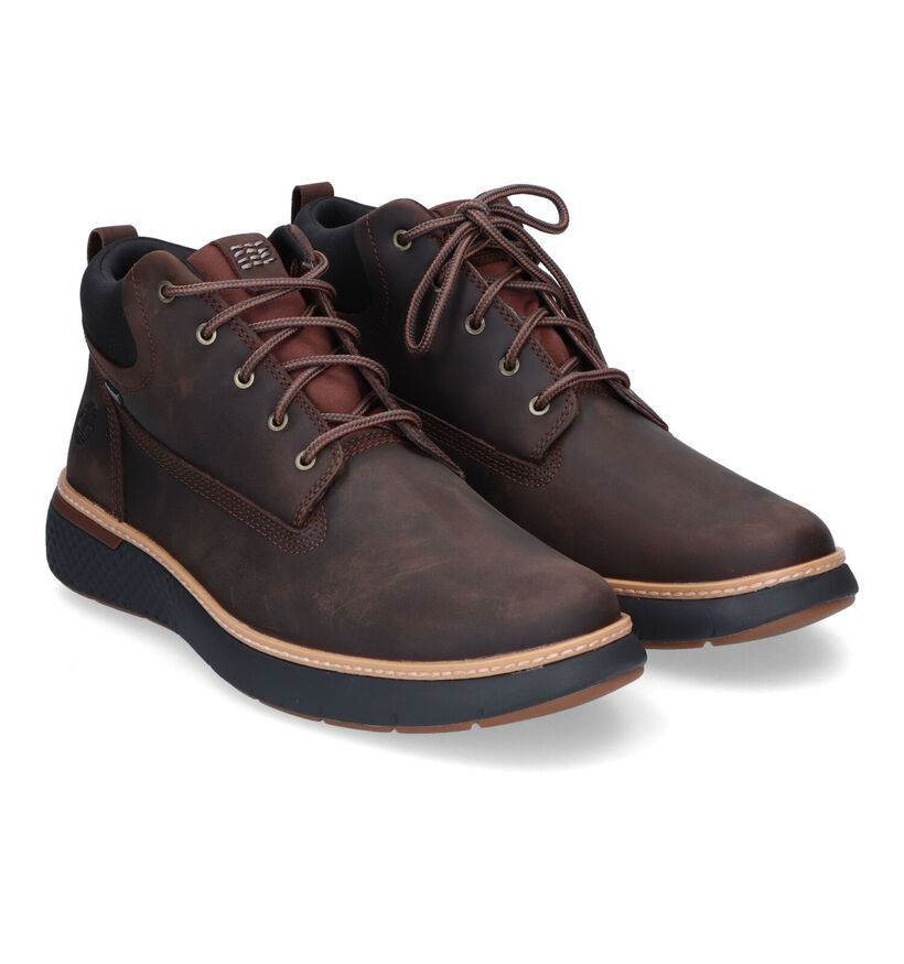 Timberland Cross Mark GTX Chukka Bottines en Brun pour hommes (328830)