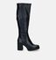 Marco Tozzi Bottes hautes en Noir en simili cuir (330643)