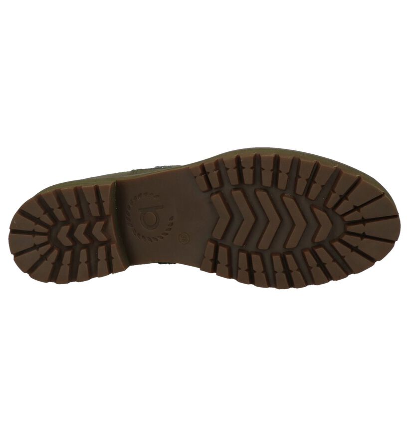 Bugatti Bottillons en Vert kaki en nubuck (223725)