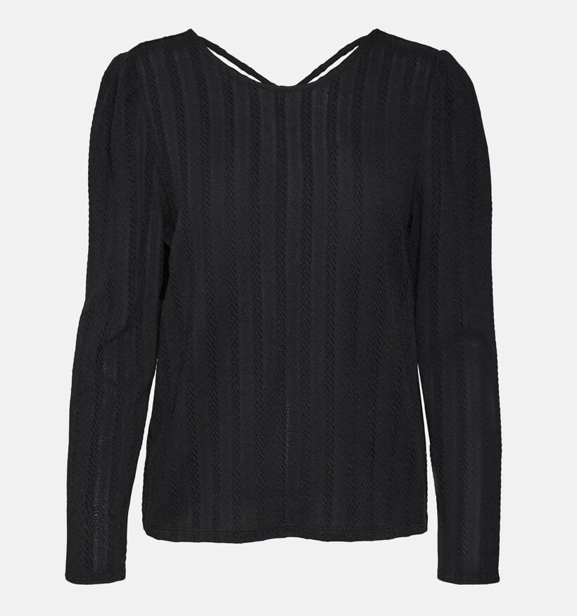 Vero Moda Geleste T-shirt avec manches longues en Noir pour femmes (335315)