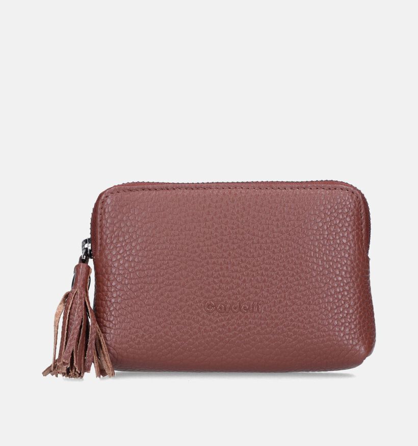 Euro-Leather Porte-monnaie en Cognac pour femmes (353517)