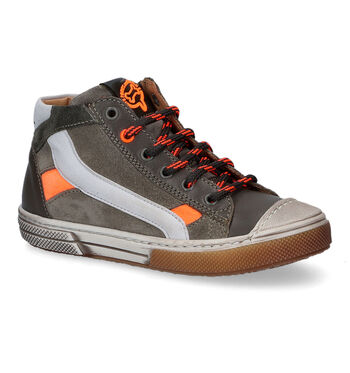 Hoge schoenen taupe