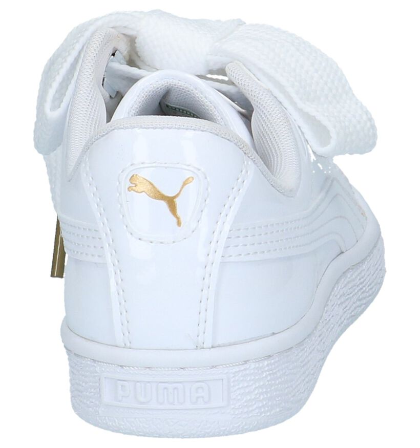 Puma Basket Heart Patent Roze Sneakers voor dames (209961)