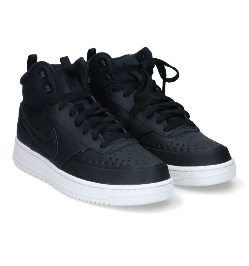 Nike Court Vision Baskets en Noir pour hommes (316527)