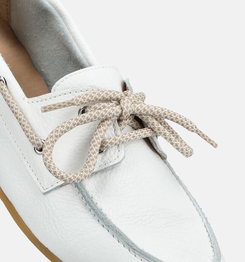 Posh By Poelman Witte Mocassins voor dames (383803)