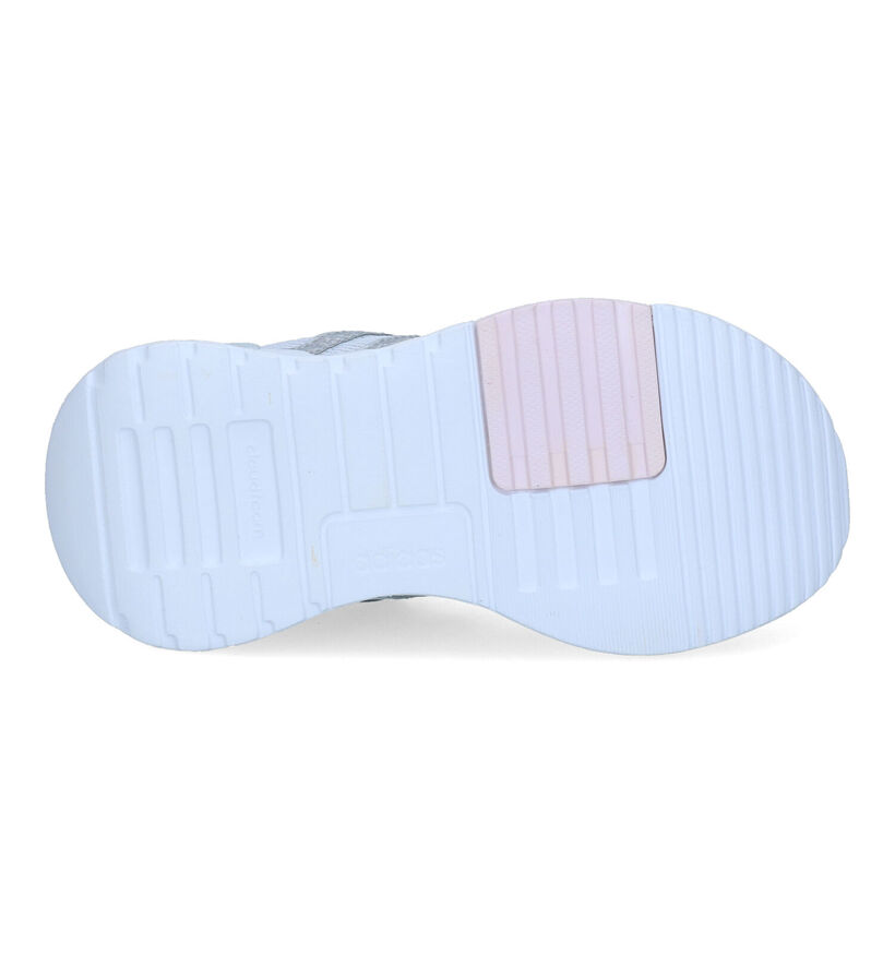 adidas Racer Baskets en Blanc pour filles (308074) - pour semelles orthopédiques