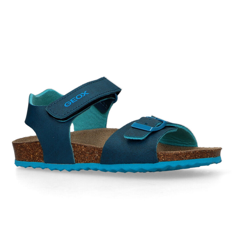 Geox Ghita Blauwe Sandalen in kunstleer (326597)