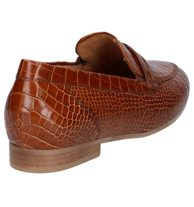 Gabor OptiFit Loafers en Cognac en cuir (282294)