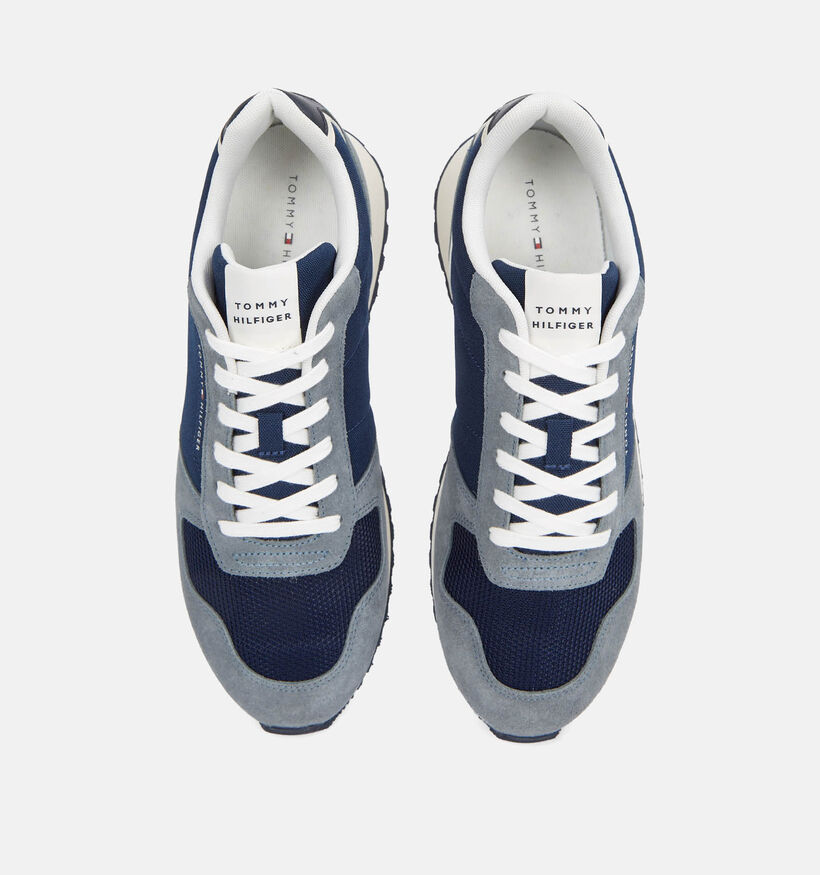 Tommy Hilfiger Baskets Basses en Bleu pour hommes (352830) - pour semelles orthopédiques