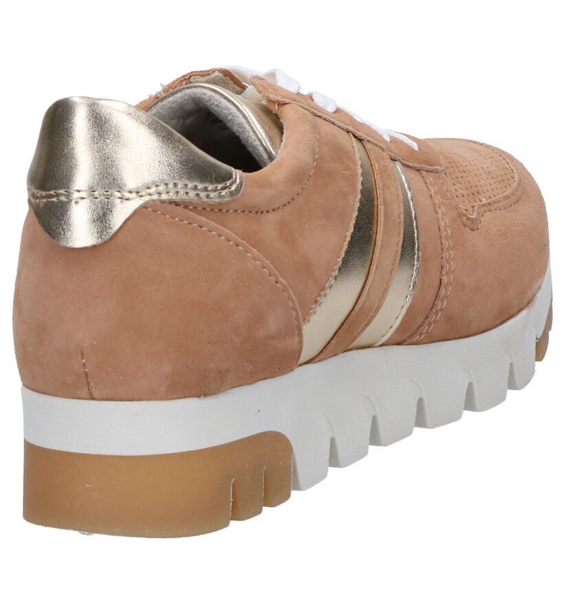 Tamaris Baskets casual en Brun clair en nubuck (270121)