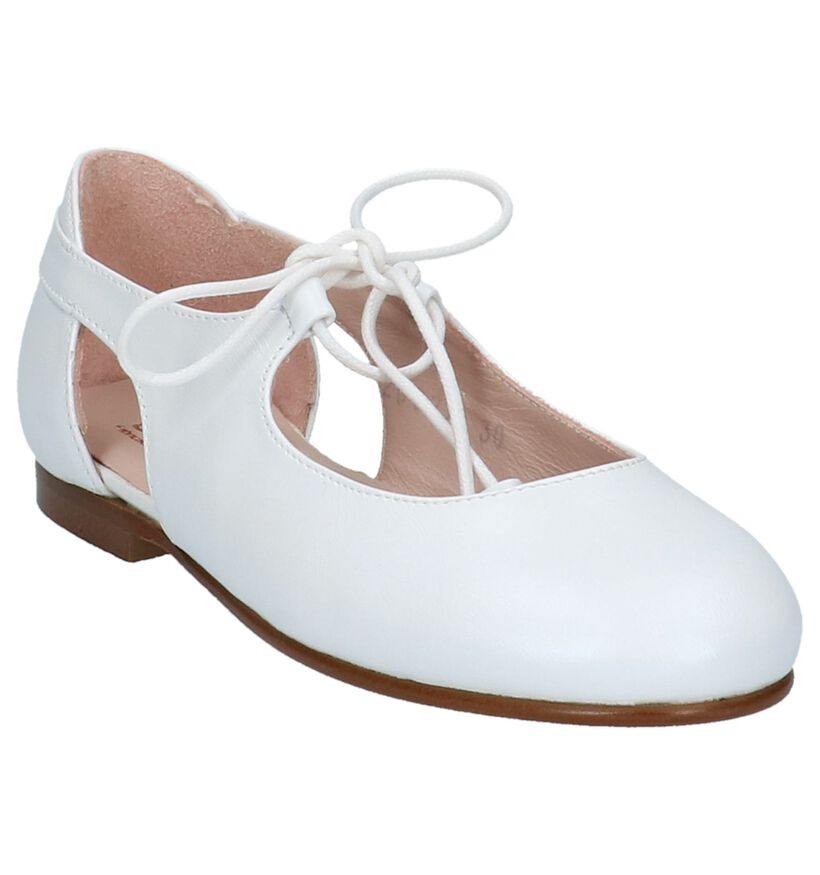 Beberlis Ballerines en Blanc en cuir (215985)