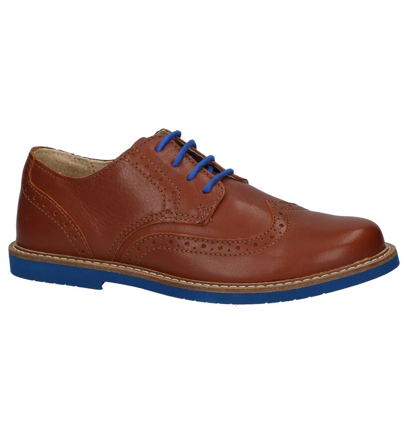 Geklede Veterschoenen Cognac Hampton Bays in leer (218302)