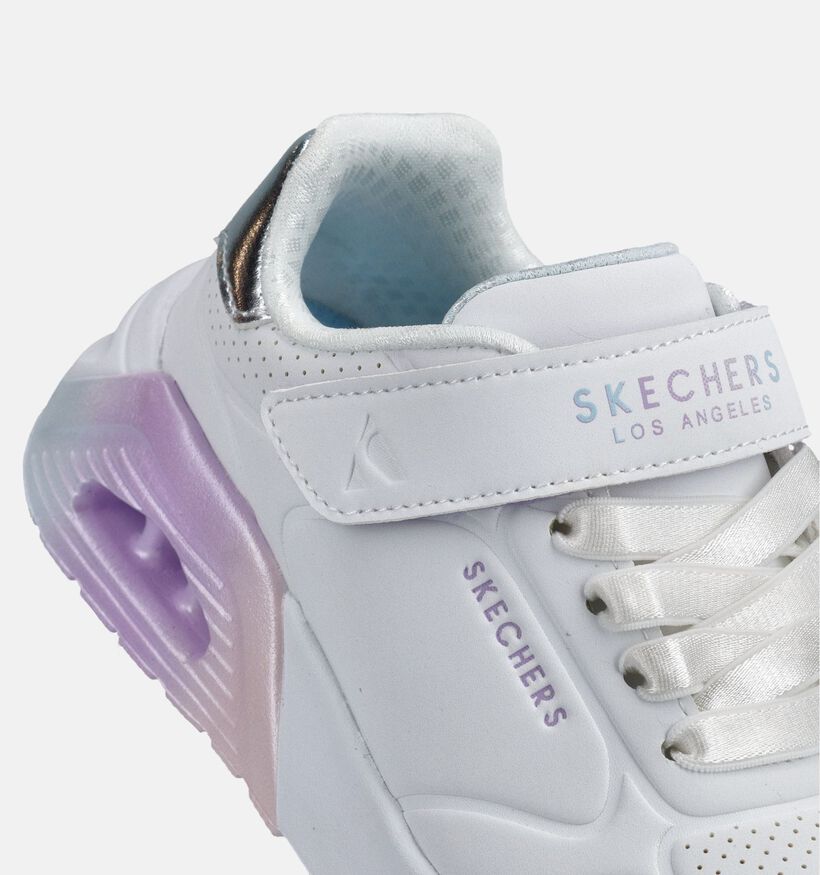 Skechers Uno Lite 2.0 Vivid Metallic Baskets en Blanc pour filles (367525)