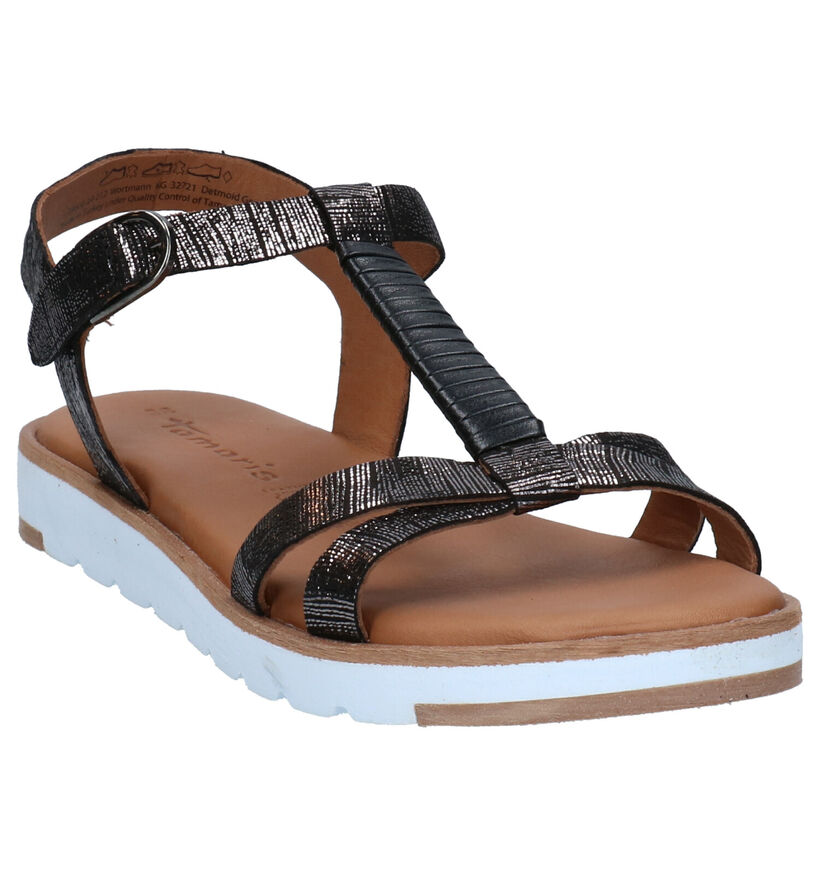 Tamaris Sandalen Zilver in leer (269905)