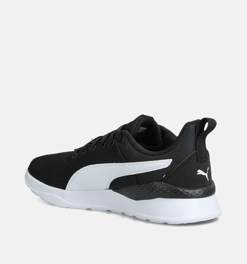 Puma Anzarun Lite Baskets basses en Noir/Blanc pour filles, garçons (359222) - pour semelles orthopédiques