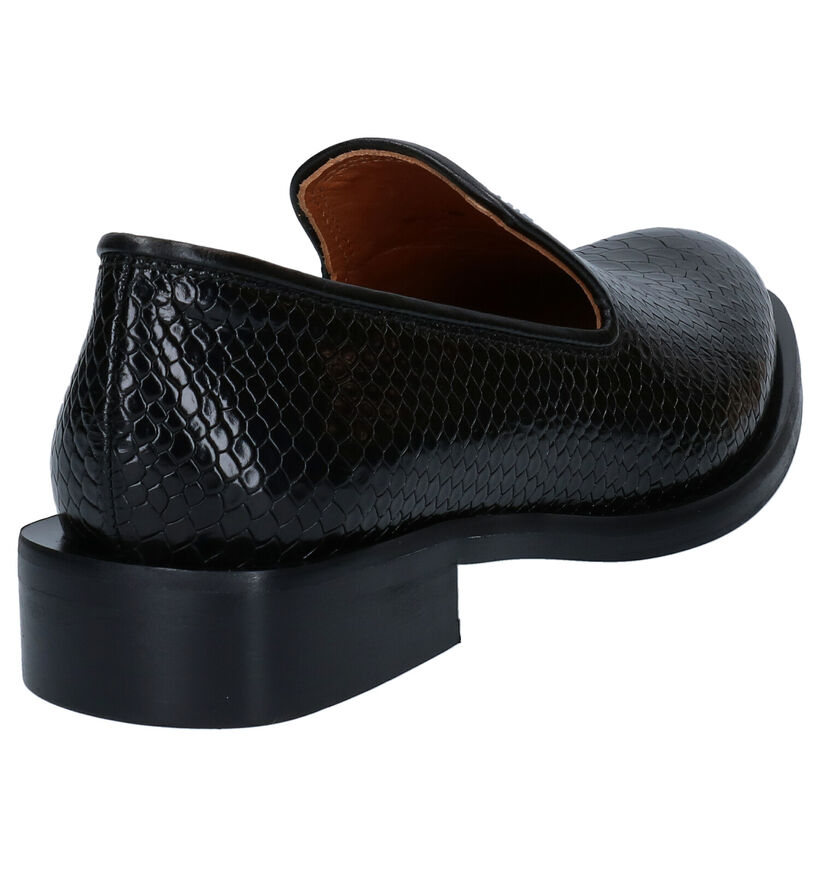 Zinda Loafers en Noir en cuir (283725)