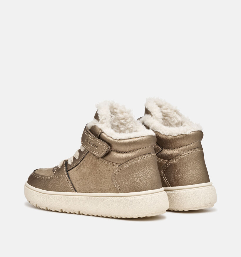 Geox Theeleven Gouden Boots met Velcro voor meisjes (377734) - geschikt voor steunzolen