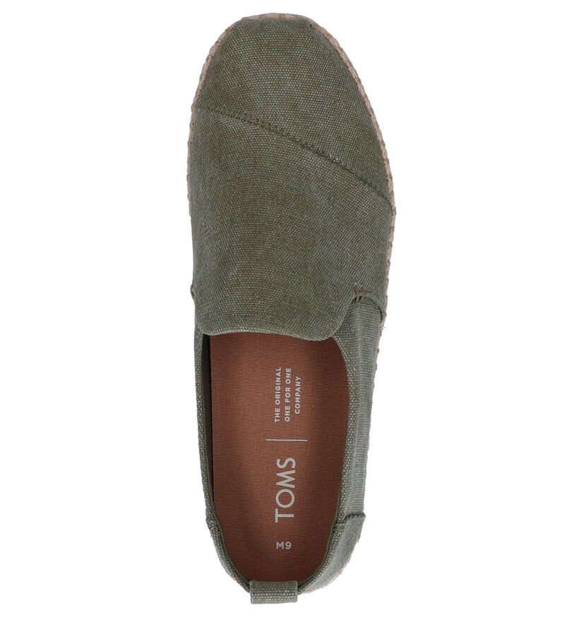 Toms Alpargata Espadrilles en Kaki en textile (269363)