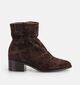Softwaves Bottines en Brun fonc&eacute; pour femmes (380372) - pour semelles orthop&eacute;diques