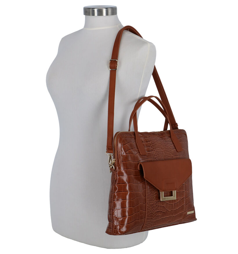 Bulaggi Cynthia Cognac Laptoptas in kunstleer (262888)